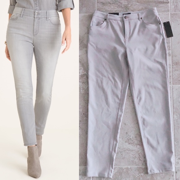 light gray skinny pants